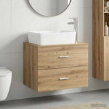 Bathroom Furniture Set Artisan Oak Engineered Wood 3404397