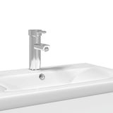 Bathroom Sink Cabinet with Built-in Basin White 3278764
