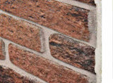 Wall Panels 10 pcs Brown Brick 100 x 50 cm EPS Foam 332923