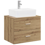 Bathroom Furniture Set Artisan Oak Engineered Wood 3404389