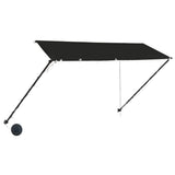 ZNTS Retractable Awning with LED 350x150 cm Anthracite 145919