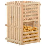 Potato Box 50x50x80 cm Solid Pinewood 327329