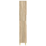 Bathroom Cabinet with Open Shelf ARNHEM Sonoma Oak 896597