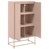 Highboard Pink 68.5x38.5x123.5 cm Steel 846495