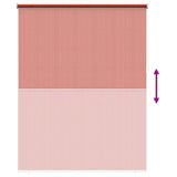 Outdoor Roller Blind 90% UV Block Terracota 180 x 230 cm HDPE 42036005