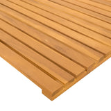 Bath Mat Natural 80 x 50 cm Solid Acacia Wood 42025256