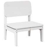 Garden Chairs 2 pcs White 60x52.5x72 cm Solid Wood Pine 859323