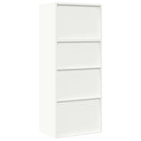 Storage Cabinet 2 pcs White 60 x 40 x 145 cm Steel Lockable 3438698