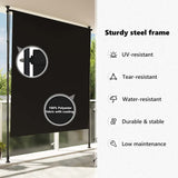 Outdoor Roller Blind 150x270 cm Anthracite 145937