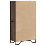 Highboard Brown Oak 79.5x35.5x137.5 cm Engineered wood 3295311