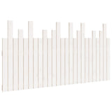 Wall Headboard White 159.5x3x80 cm Solid Wood Pine 824799
