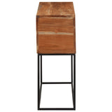 Console Table 110x30x75 cm Solid Wood Acacia and Iron 376067