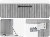 Wall-Mounted TV Cabinet Grey Sonoma 98 x 31 x 30 cm 899071