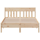 Bed Frame without Mattress 120x200 cm Solid Wood Pine 842650
