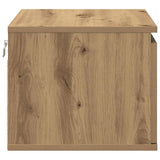 Wall-mounted Bedside Cabinet 2 pcs Artisan Oak 50 x 36 x 30 cm 863081