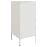 Sideboards 2 pcs White 36x39x79 cm Steel 843023
