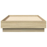 Bed Frame without Mattress Sonoma Oak 75x190 cm Small Single Engineered Wood 839639