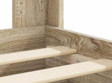 Bed Frame with Storage and Headboard Sonoma Oak Engineered Wood 3414097