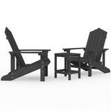 Garden Chair Anthracite High Density Polyethylene , Steel 3095705