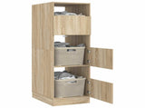 Laundry Cabinet Sonoma 50 x 68 x 162 cm Engineered wood 3422794