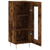 Sideboard Smoked Oak 34.5x34x90 cm Engineered Wood 828785
