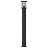 Outdoor Floor Lamp Black 110cm Stainless Steel 4006363