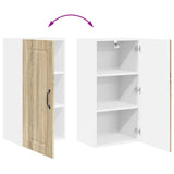 Wall Cabinet PORTO Sonoma Oak 40 x 31 x 80 cm Engineered Wood 885377