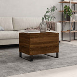 Coffee Table Brown Oak 60x44.5x45 cm Engineered Wood 830963