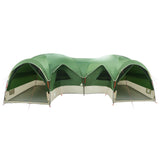 Family Tent with Rainfly Water-resistant 5-Person Green 42042258