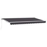 Awning Frame Anthracite 350 x 200 cm Polyester with PU coating 3329649
