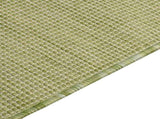 Outdoor Flatweave Rug 140x200 cm Green 340810