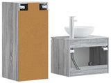 Bathroom Furniture Set 2 pcs Grey Sonoma 33 x 34.5 x 100 cm 3406119