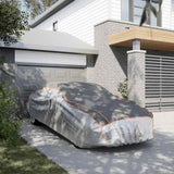 Car Cover for Sedan Hail Protection Full XL Grey and Silver 4008946