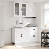 Kitchen Unit KALMAR 4 pcs White Engineered Wood 3438295