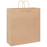 Paper Bags 250 pcs with Handles Brown 45x17x48 cm 4101597