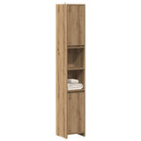 Bathroom Cabinet Artisan Oak 30x30x183.5 cm Engineered Wood 856065