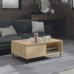 ZNTS Coffee Table Sonoma Oak 90x60x35 cm Engineered Wood 806007