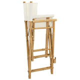 Folding Director's Chair 2 pcs Natural Bamboo 42028052