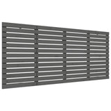 Wall Headboard Grey 166x3x91.5 cm Solid Wood Pine 824700