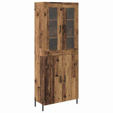 Highboard Old Wood 69.5 x 34 x 180 cm Engineered Wood 3415809