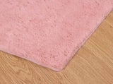 Anti-Slip Faux Rabbit Fur Rug OLITE Pink 120 x 170 cm Polyester 42021702