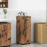 Bathroom Cabinet with Drawer with Door Old Wood 30 x 35 x 80 cm 883332
