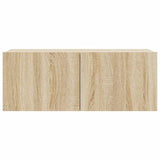 4 Piece TV Cabinet Set Sonoma Oak Engineered Wood 3114640