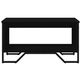 Coffee Table Black 75x51x40 cm Engineered Wood 848484