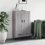 Highboard Grey Sonoma 69.5x31x115 cm Engineered Wood 830346