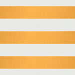 Retractable Awning Yellow and White 4.5x3 m Fabric and Aluminium 3154434