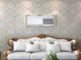 Wall Mirror Baroque Style 100x50 cm Silver 243681
