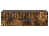 Wall-Mounted Bedside Cabinet 2 pcs Smoked Oak 49 x 34.5 x 20 cm 898966