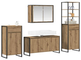 Bathroom Furniture Set with Drawer Artisan Oak Engineered Wood 3403051