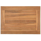 Coffee Table Brown 50 x 35 x 36 cm Solid Teak Wood 42002301